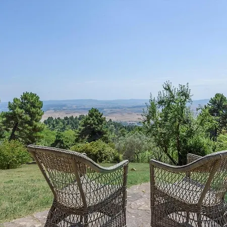 Podere Croci, 400yr Monastery Villa, Pool, 16 Guests Вилла Rivalto